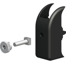 ALFER coaxis®-torsiebeveiliging kunststof zwart, 16 mm, 2 stuks