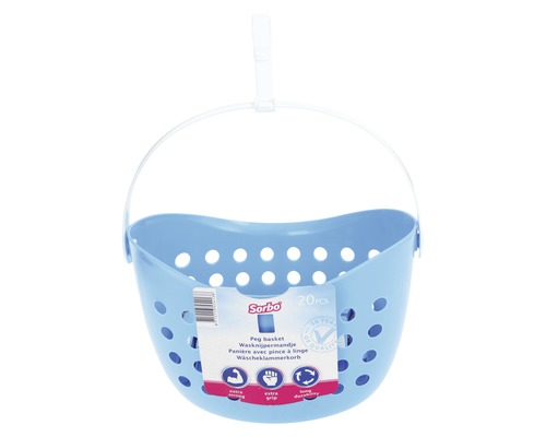 Wasknijperbakje van kunststof met ophanghaak