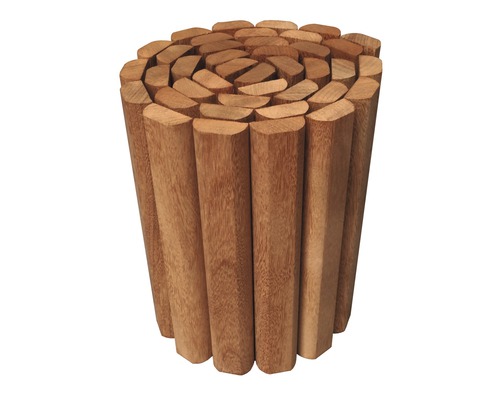 Onderzetter van houten staven