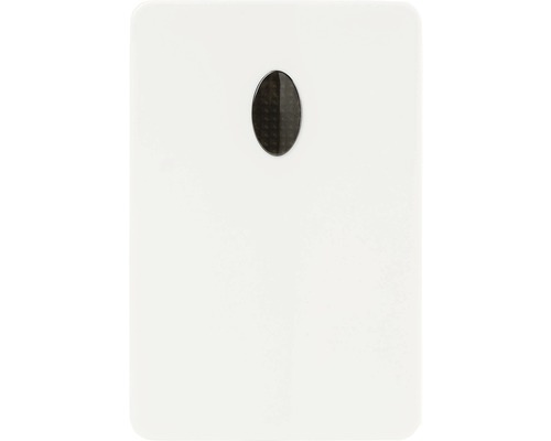 Witte sensor voor domotica met ovaal element