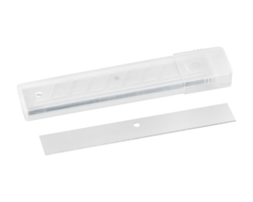 RAUTNER Reservebladen voor behang- en vloerbedekkingschraper 10-pack 100 mm Reservemesjes voor stanleymes in opbergdoos