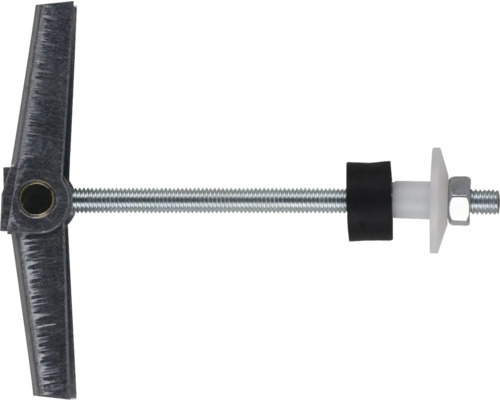 Metalen anker met schroef, moer, sluitring en afdichtring