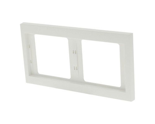 BERKER K1 Afdekraam 2-voudig polar wit 13637009 Dubbel frame voor schakelaar