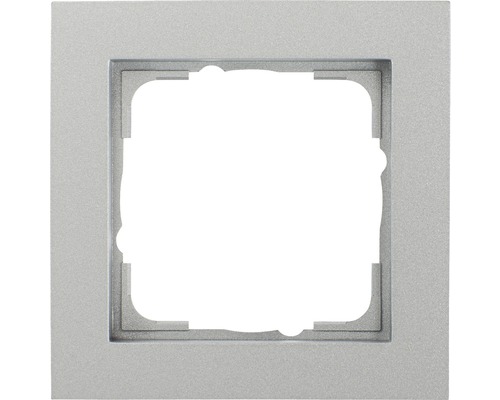 GIRA E2 Afdekraam 1-voudig aluminium 021125 Frame voor schakelaar