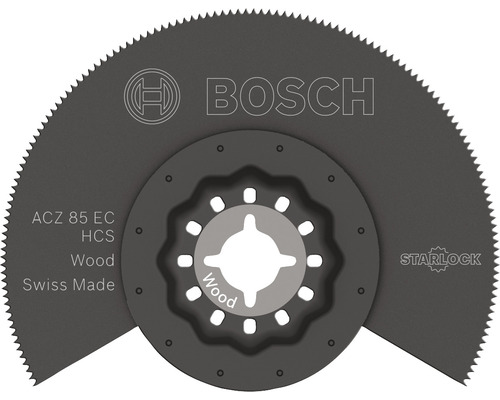 BOSCH Segmentzaagblad Starlock ACZ 85 EC High Carbon Steel voor hout, Ø 85 mm Bosch ACZ 85 EC HCS Houtzaagblad met Starlock-opname