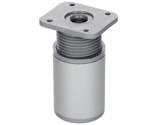 Meubelpoot met vierkante montageplaat en in hoogte verstelbare schroefdraad