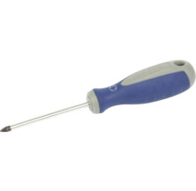 Schroevendraaier met blauw handvat