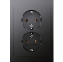 BERKER K1 Inbouw wandcontactdoos (wcd) RA 2-voudig antraciet-thumb-0 BERKER K1 Inbouw wandcontactdoos (wcd) RA 2-voudig antraciet-thumb-0