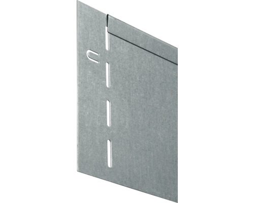 Metalen hoek met sleuven