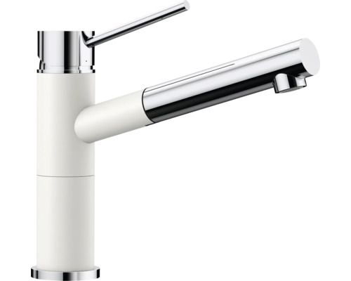 BLANCO Keukenkraan met uittrekbare handdouche Alta-S silgranietwit BLANCO Keukenkraan met uittrekbare handdouche Alta-S silgranietwit