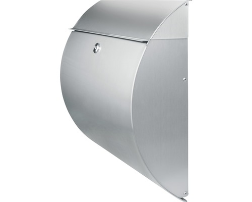 Halfronde metalen brievenbus met slot