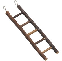 Houten ladder voor kleine dieren met haken