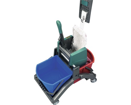 Mop met emmer en uitwringer voor vloerreiniging