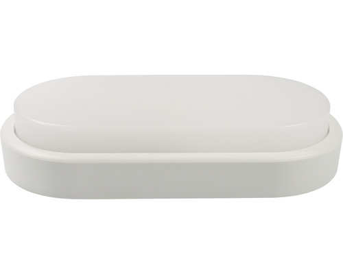 LED Wandlamp ovaal 20,5 cm IP54 wit LED Wandlamp ovaal 20,5 cm IP54 wit