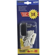 Batterij-eliminator set met stroomadapter en kabel