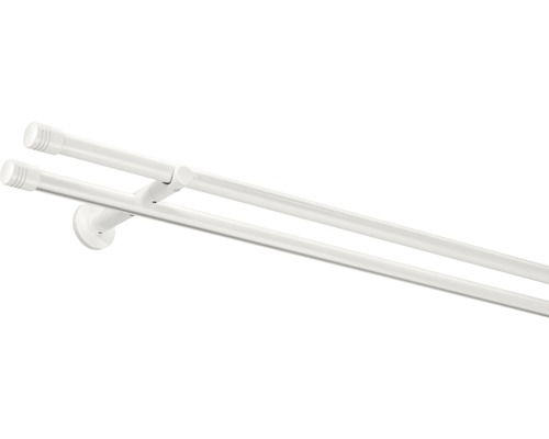 Dubbele gordijnroede voor raamdecoratie