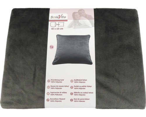SoleVito kussenhoes fluweel 40x60 centimeter van 100 procent polyester