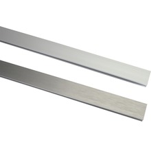 GARDINIA Gordijnrail Luxor geborsteld staal 35x14 mm 240 cm
