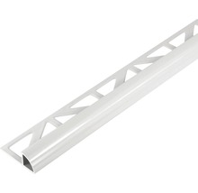 DURAL Kwartrond-profiel Durondell DRAC 830 aluminium wit, lengte 300 cm hoogte 8 mm