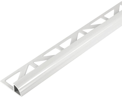 DURAL Kwartrond-profiel Durondell DRAC 830 aluminium wit, lengte 300 cm hoogte 8 mm