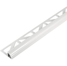 DURAL Kwartrond-profiel Durondell DRAC 1030 aluminium wit, lengte 300 cm hoogte 10 mm
