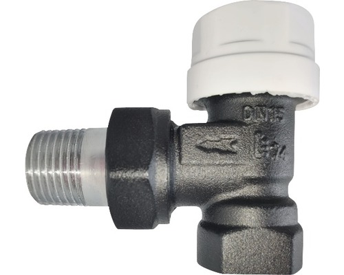 Radiator hoekafsluiter met thermostaataansluiting