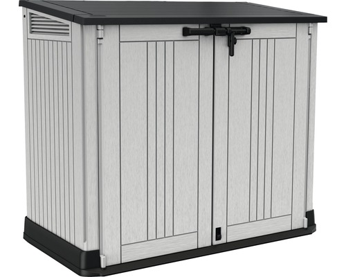 Tuinkast met dubbele deur en afsluitbare grendel voor het opbergen van tuingereedschap