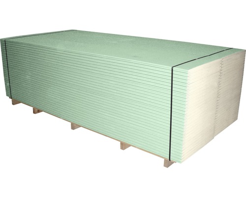 SINIAT Gipswandplaat HYDRO afgeschuinde kant voor vochtige ruimte 2600 x 600 x 12,5 mm SINIAT Gipswandplaat HYDRO afgeschuinde kant voor vochtige ruimte 2600 x 600 x 12,5 mm