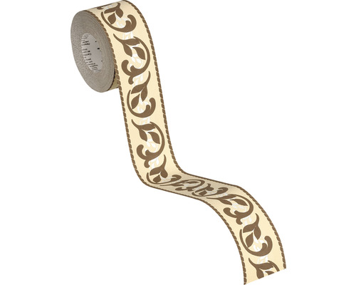 Decoratieve rand met bloemmotief op rol