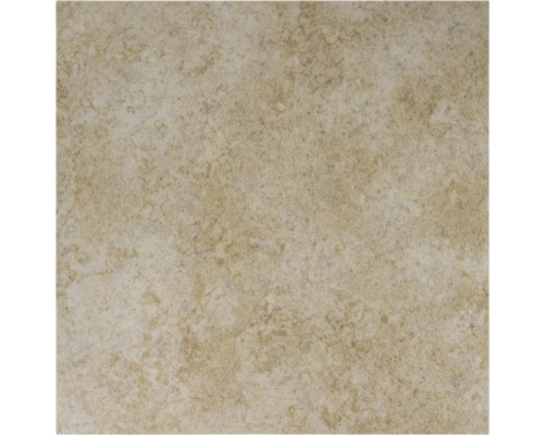 PVC op maat Narvi uni beige 200 cm breed Tegel met marmerstructuur