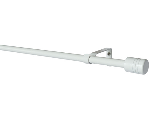 Gordijnroede met houder en eindstuk