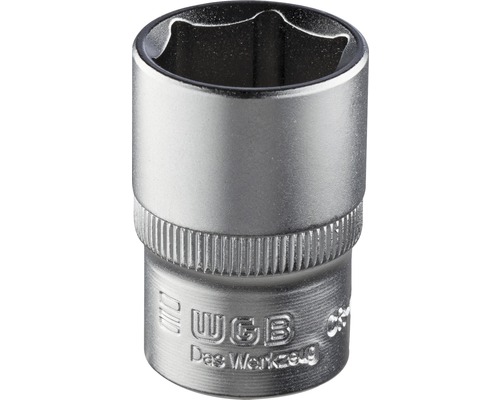 WGB Dopsleutel zeskant 1/2" 22 mm DIN 3124