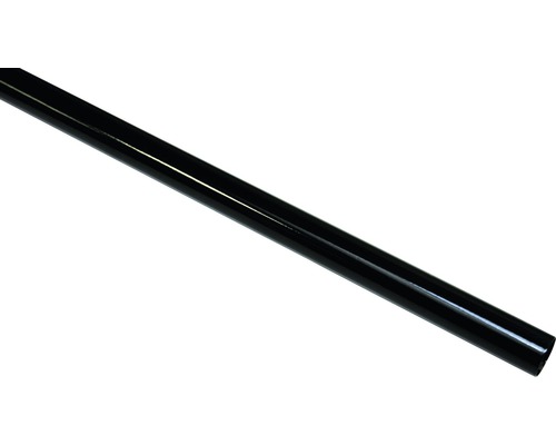 GARDINIA Chicago gordijnroede zwart ø 20 mm 160 cm Zwarte metalen buis