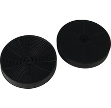 Twee afzuigkapfilters van actieve kool