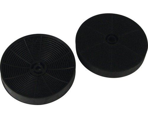 Twee afzuigkapfilters van actieve kool
