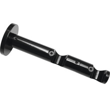 GARDINIA Chicago wanddrager 2-loop open zwart ø 20 mm 14 cm