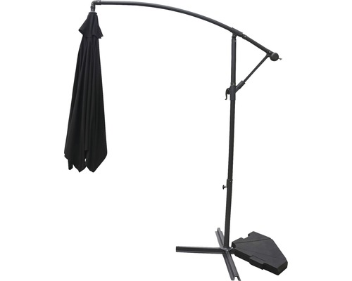 Vrijstaande parasol met parasolvoet voor buiten