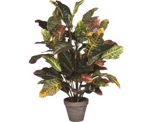 Kunstplant Croton in pot H 73 cm