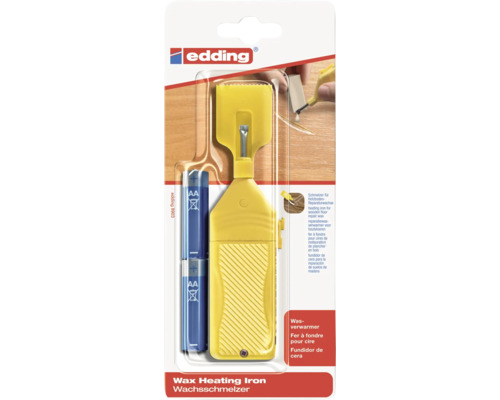 Edding waxsmelter voor het repareren van houten vloeren