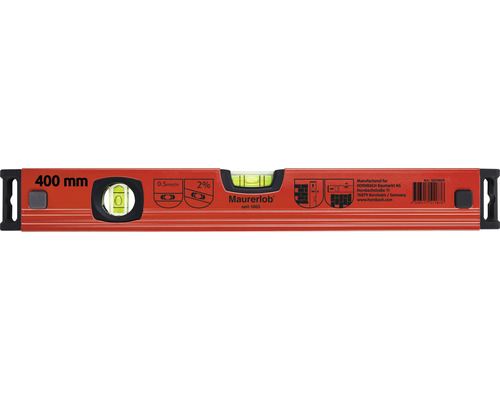 Waterpas met een lengte van 400 mm