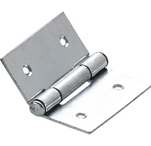 Een enkel metalen deurscharnier