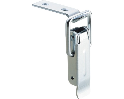 HETTICH Kistoverval 18x74 mm verzinkt, 10 stuks Verzinkte koffer sluiting met hoek
