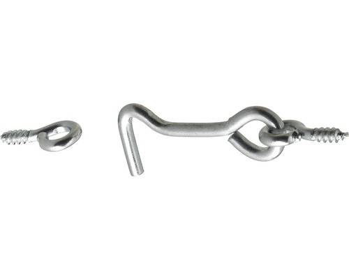 HETTICH Windhaak met oog 16x37 mm, 20 stuks Haak en oog met schroefdraad