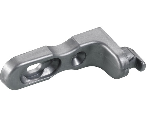 HETTICH Achterwandverbinder (max. 5 mm) grijs, 25 stuks Metalen grendel voor bevestigingen