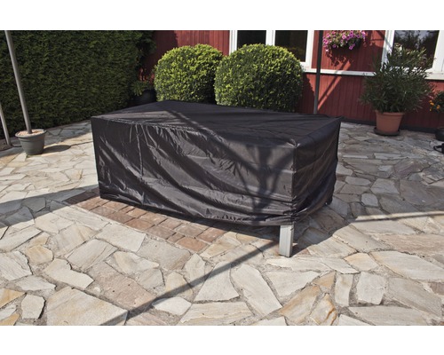 Rechthoes voor tuintafel op een terras