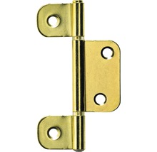 HETTICH Shutterscharnier 81x32 mm messing, 10 stuks