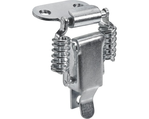 HETTICH Kistoverval 21x78 mm verzinkt, 5 stuks Metalen veerblokkering voor deuren en poorten