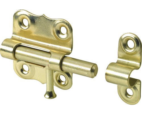 HETTICH Deurgrendel 33x35 mm messing, 5 stuks Metalen overvalgrendel