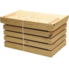 Stapel houten verhoogde tuinbedden van hout