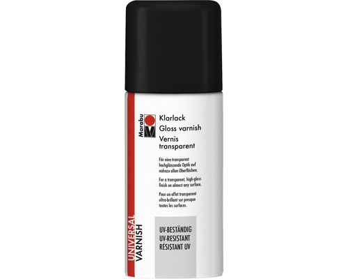 MARABU Transparante lak UV-bestendig 150 ml Marabu blanke lak glanslak universeel, transparant